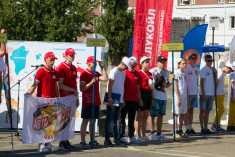 Старт 23-их Всероссийских соревнований по автомногоборью «Юный автомобилист».