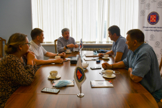Александр Воронцов провел рабочие совещания с представителями Общественной палаты Санкт-Петербурга и Общественной палаты Ленинградской области